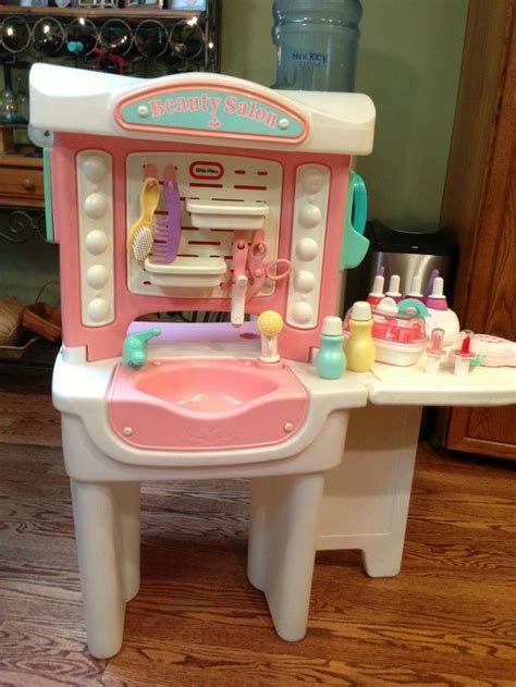 Add to Favorites 1990's Little Tikes Grand Mansion Dollhouse Kitchen Table & Chairs 1990's Little Tikes Grand Mansion Dollhouse Kitchen Table & Chairs (1. . Little tikes beauty salon